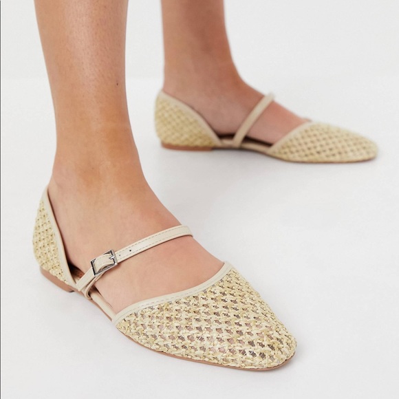 Asos Design Lisa Woven Ballet Flats - Picture 4 of 9